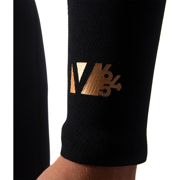 2024 Gul Heren Viper 6/5/4mm Borst Ritssluiting Met Capuchon Wetsuit VR1225/C2 - Black
